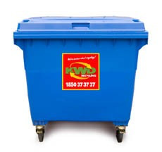 Commercial Blue Bins