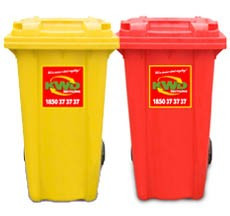 Commercial Glass Bins